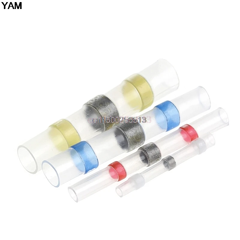 

40Pcs 4 Sizes Waterproof Solder Sleeve Heat Shrink Tube Wire Terminal Connectors New Arrival