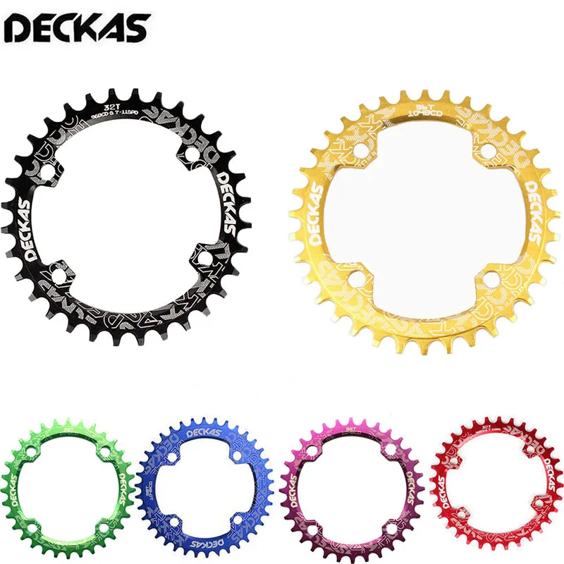 Bike Crank 104BCD Narrow Wide Crankset Single Plate 32T34T36T38T MTB Chainring Bicycle Chainwheel Bike Circle Round Shape (1)