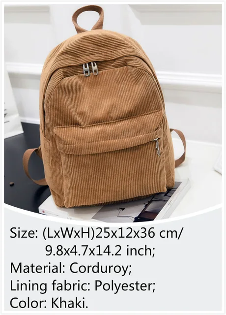 plain book bag