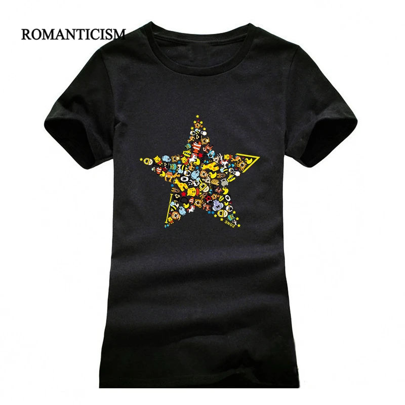 

EXPERTEE 2017 tee shirt women tops summer women t-shirt star printed short sleeve t-shirts brand clothing tops tees