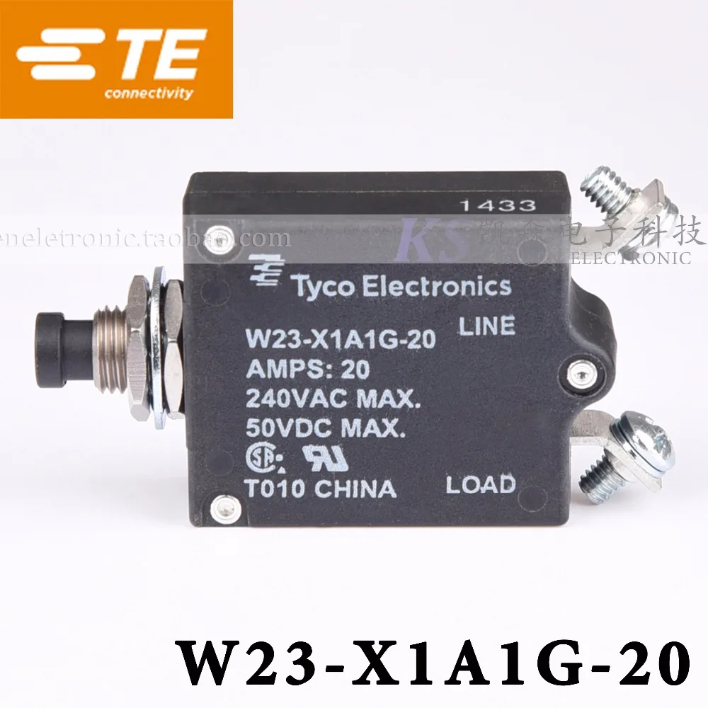 

[SA]Tyco W23-X1A1G-20 20A 6-1393246-8 ULCSA 1-50Amps, thermal magnetic overload circuit breaker--5PCS/LOT