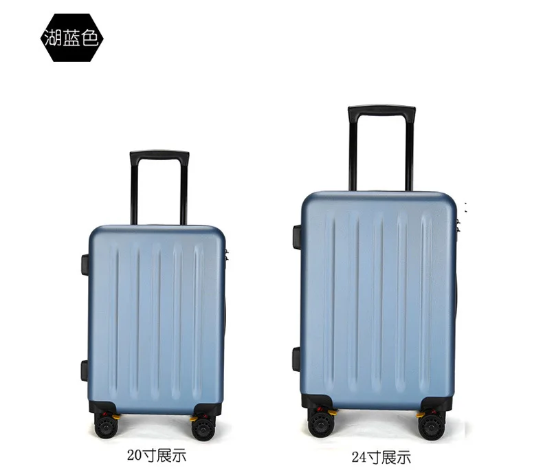 ZYJ Travel Trolley Luggage Men Women Alloy Business Solid Rolling Scratchproof Airplane Suitcase Luggage Spinner Wheels Trunk (8)