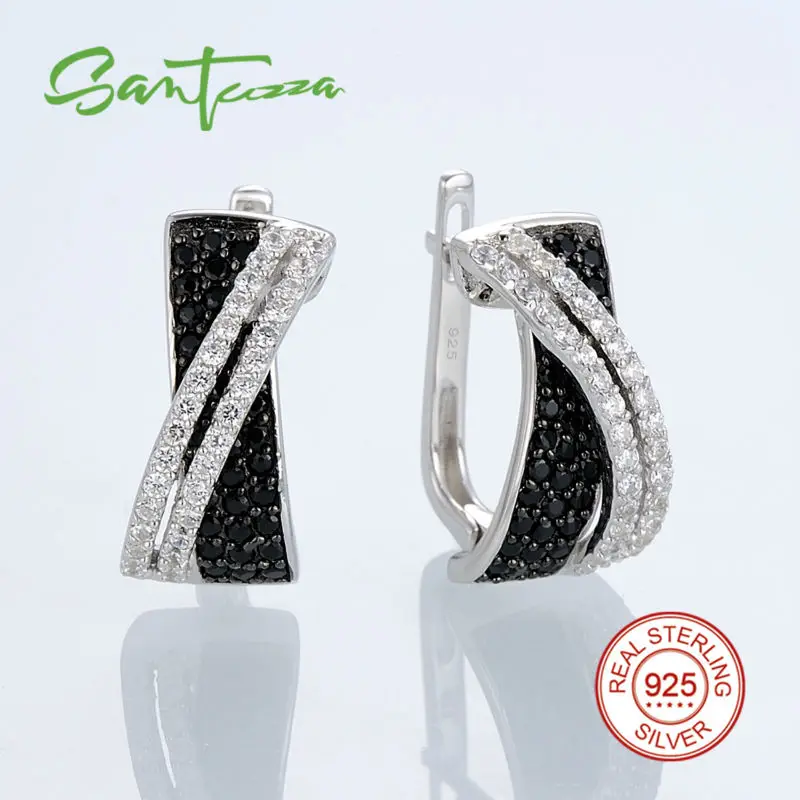 Silver Earrings E303189BSNZSL925-SV1-W