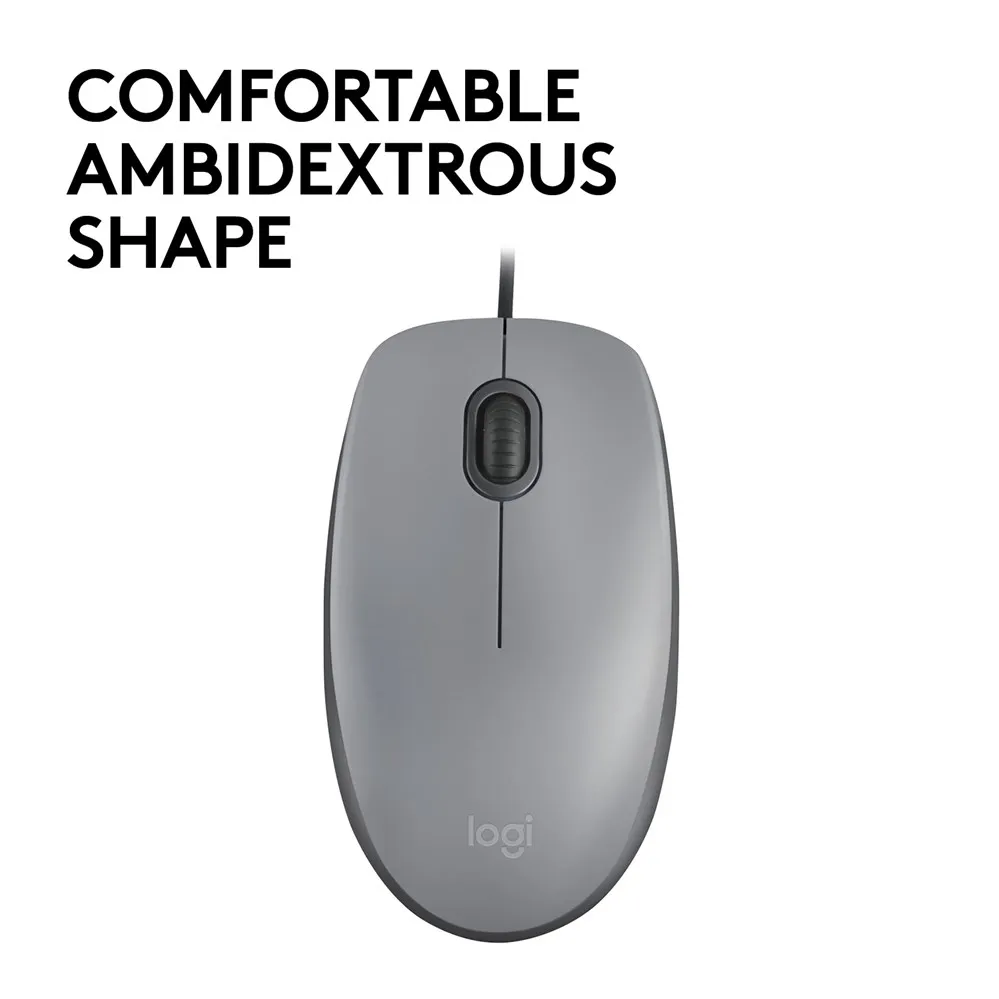 Logitech-M110-Ambidextro-ptico-USB-1000-DPI-85-g-Gris (3)
