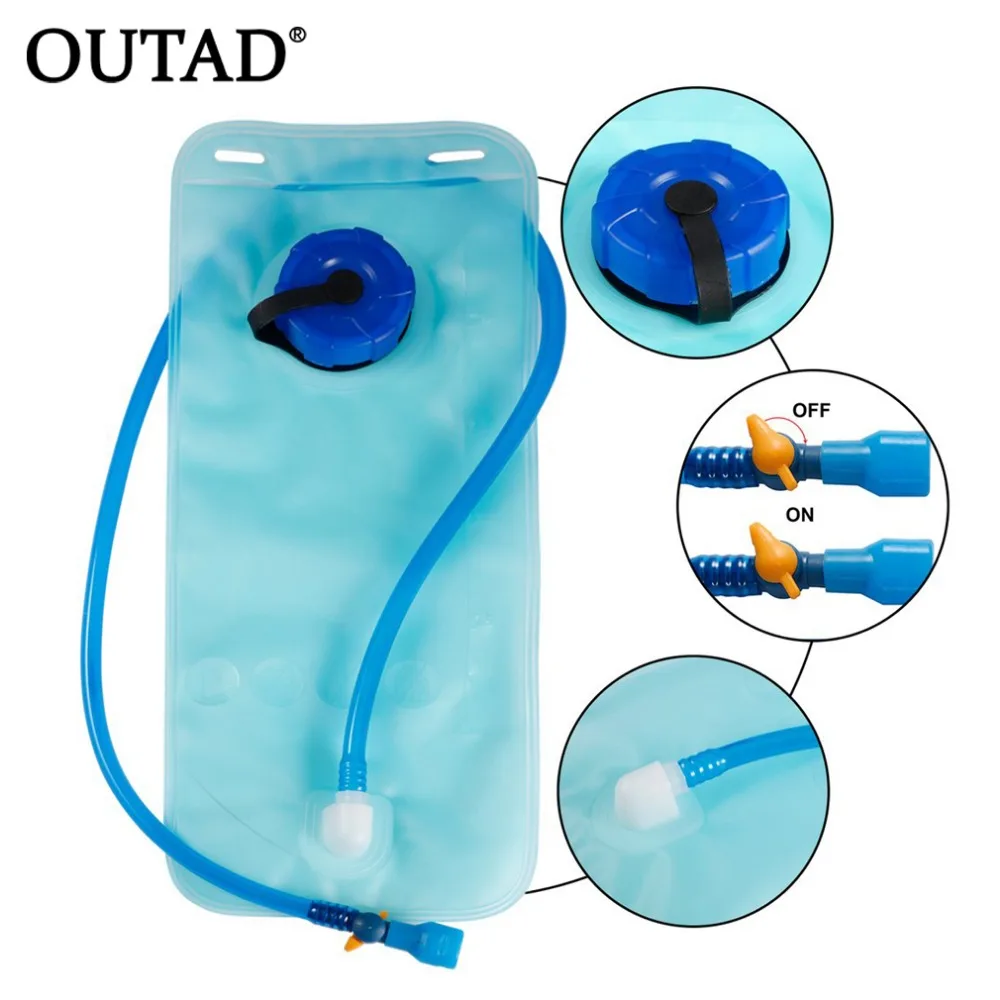 

OUTAD 2L Bike Bicycle Cycling Camel Water Bladder Bag Bladder Hydration Backpacks Camping Hiking Water Bag Drink Pouch