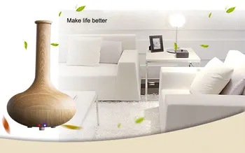 

GX.Diffuser Air Ultrasonic Humidifier Perfume Aromatherapy Diffuser Humidifier Air Purifier LED Light For Home Conditioning