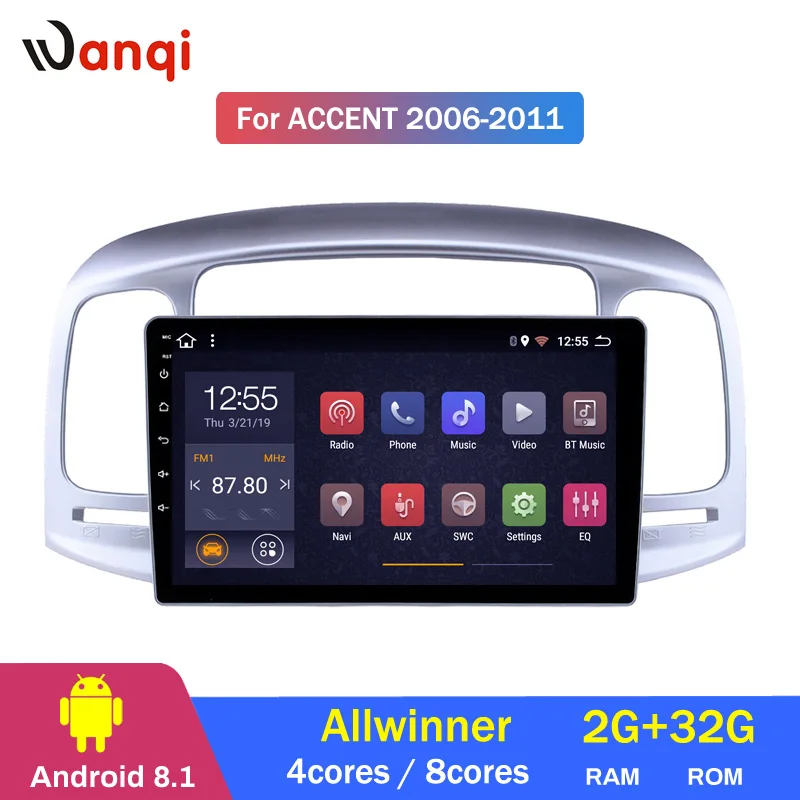

2G RAM 32G ROM 9 inch GPS Navigation Radio for Hyundai Accent 2006-2011 Head Unit Audio