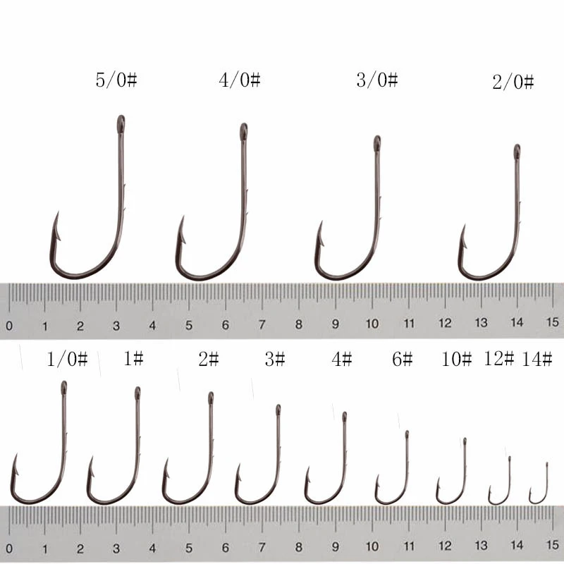 50 шт./партия, рыболовные крючки из углеродистой стали, 1#-6# Baitholder, черный цвет, джиг, Кривошип, колючий крючок для мягкой ловли червя, окуня, карпа