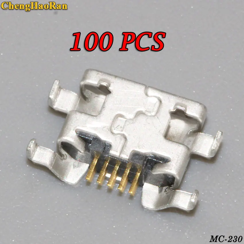 ChengHaoRan 100 шт. для ZTE Blade L2 S6 5 0 U807 N983 N807 U956 N5 N909 N798 N980 микро мини USB разъем порт зарядки |
