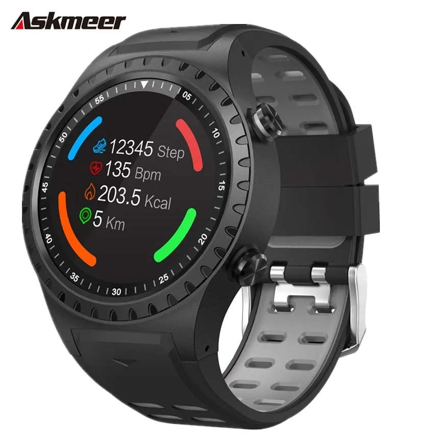 ASKMEER M1 Смарт часы 1 3 &quotфитнес-трекер ответ на звонки монитор сердечного ритма