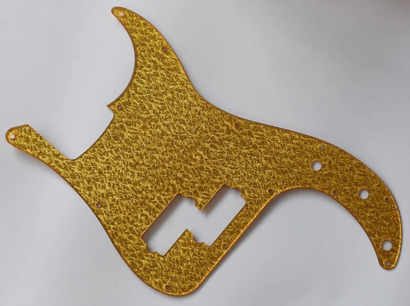 High quality Gold Sparkle P Bass Precision Bass Pickguard Scratch Plate