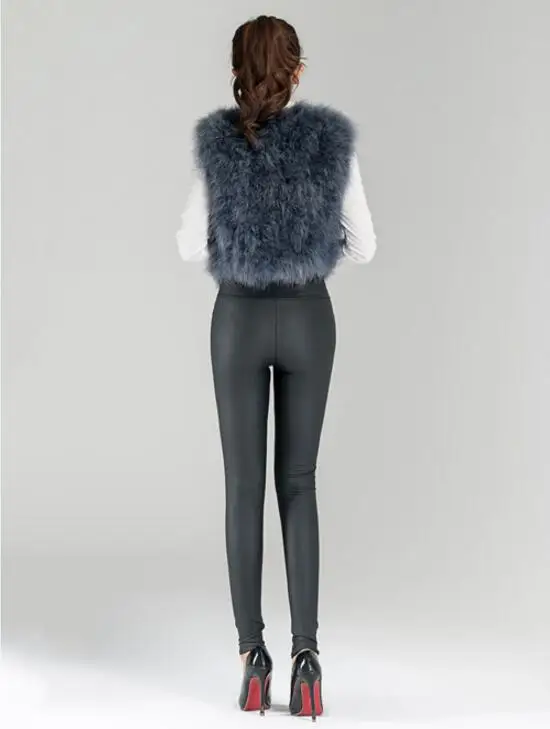 Женские кожаные леггинсы брюки с высокой талией Леггинсы эластичные Блестящие брюки зимние тонкие женские s Pantalon Femme узкие брюки