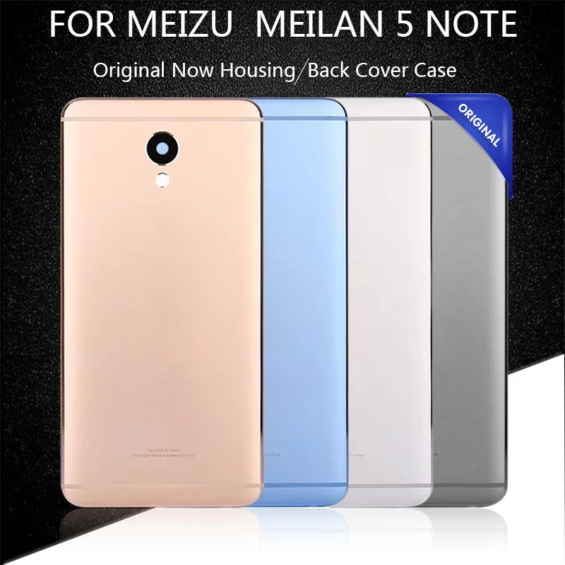 

Back Housing For Meizu Meilan Note 5 Back Cover Case Battery M5 NOTE Rear Door Replacement Parts