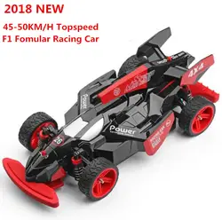 2018 Новый Topspeed F1 гоночный автомобиль RC 2,4 г 1:18 50 км/ч 390 двигатель щетки Drift Raing удаленного Управление Электрический модель автомобиля для