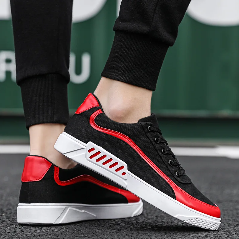 Men Shoes 2019 New Spring Black Shoes Men Casual Shoes Male Sneakers Cool Street Brand Canvas Shoes for Men Footwear NX8