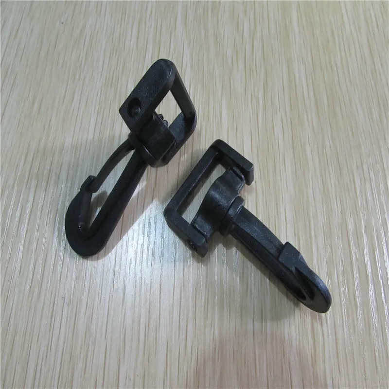 1 Plastic Swivel Snap Hooks and Tri-Glide Slides Lobster Clasp Trigger Clips Rotary Hooks Bag Belt Strap Buckle