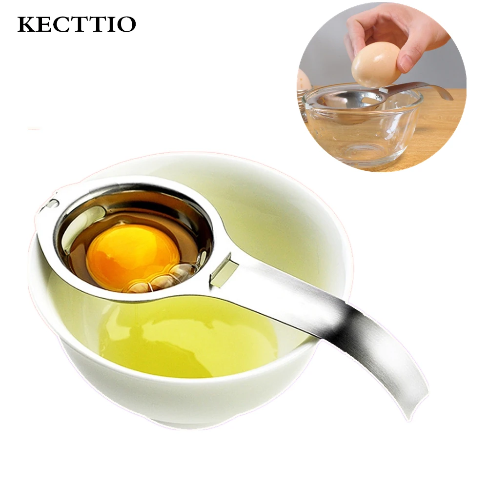 Household Stainless Steel Egg Yolk Seperator Separator Kitchen Cooking