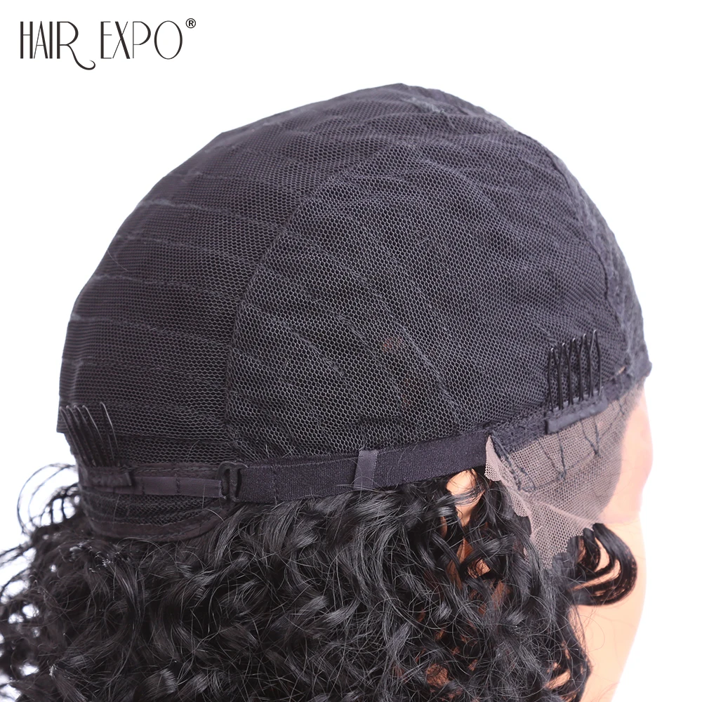 Kinky Curly Lace Front Wigs Heat Resistant Synthetic Lace Wigs for Daily Wear Soft Glueless Hair Replacement Hair Expo City