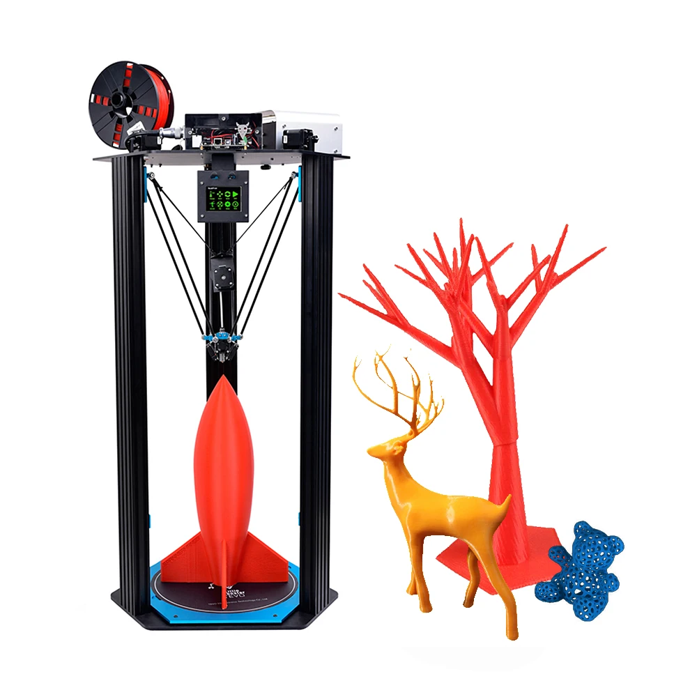 2017 Newest TEVO3D Printer kits Delta Printing Area D340xH500mm OpenBuilds Extrusion Smoothieware MKS TFT28 Bltouch High