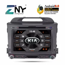 Android 8,0 автомобильный Радио dvd-плеер 2 Din для Kia Sportage 2009-2015 8 “ips Мультимедиа gps Навигация стерео 4 + 32 ГБ Подарочная камера