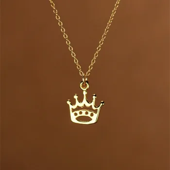 

Game Thrones pretty Crown Pendant choker charm statement Necklace for women girls christmas gift jewelry gold silver