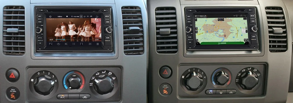 Best ZaiXi For Nissan Frontier 2005~2014 DIN Car Android 9 GPS Naviation Multimedia system Bluetooth Radio Amplifier WiFI HD 2