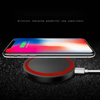 

30pcs/lot Qi Fast Wireless Charger For iPhone XS Max XR For Samsung Note 10 9 S9 Plus S8 S7 Xiaomi mix 3