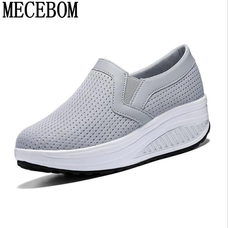 Весенние лоферы на плоской платформе Женская обувь из дышащей сетки Zapatos Mujer