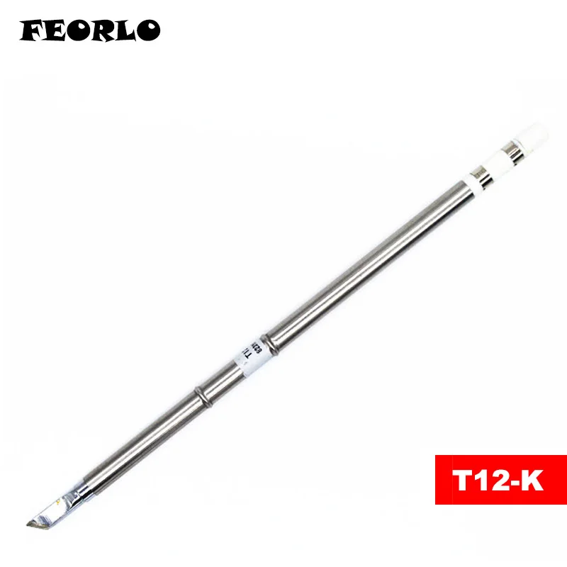 FEORLO 1pcs soldering tips T12 for HAKKO T12-ILS D24 D08 I IL K KU Solder Iron Tips soldering welding stings FEORLO 1pcs soldering tips T12 for HAKKO T12-ILS D24 D08 I IL K KU Solder Iron Tips soldering welding stings
