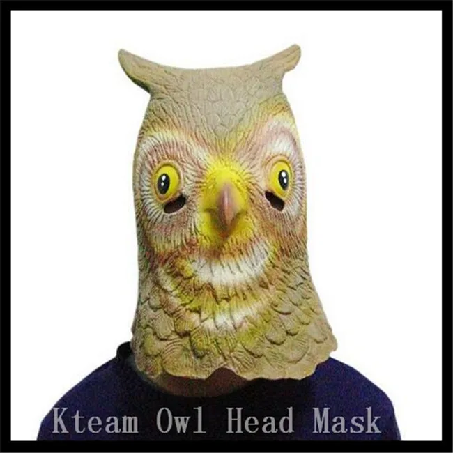 

Hot Selling New Full Head Owl Latex Mask In Adult Size Cute Animal Simulation Masks For Halloween Masquerade Cosplay And Costume