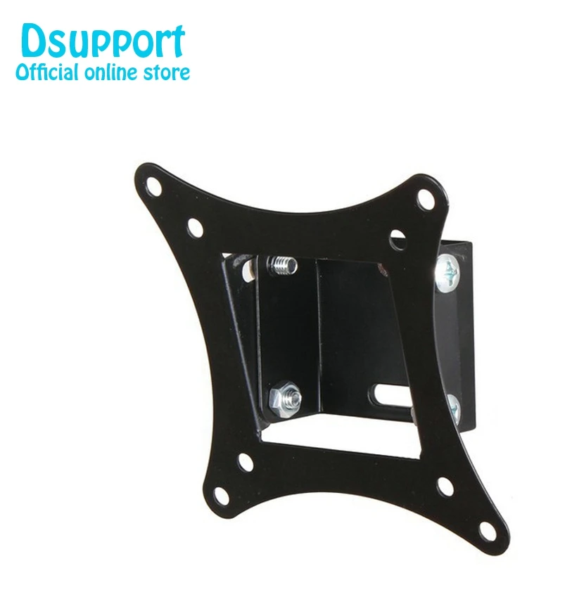 Dsupport tv mount stand 1"-26" наклонная плоская панель ЖК-светодиодный держатель для монитора ТВ настенный кронштейн vesa 75/100 мм 2750