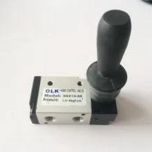 1x3 способ 2 положения 1/" BSP нормально закрытый ручной рычаг пневматический клапан 3H210-06