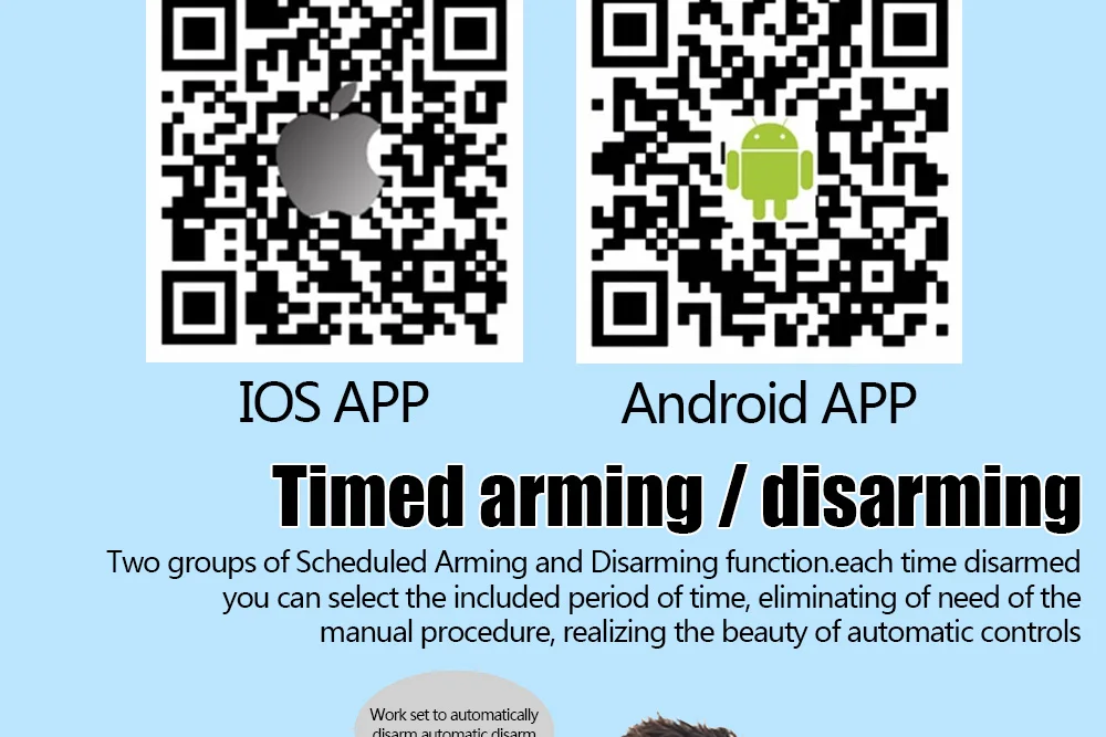 Приложение IOS/Android пульт дистанционного управления ARM/Disarm беспроводной/проводной Quad 4 полосы GSM домашний охранный автоматический набор голосовой охранной сигнализации