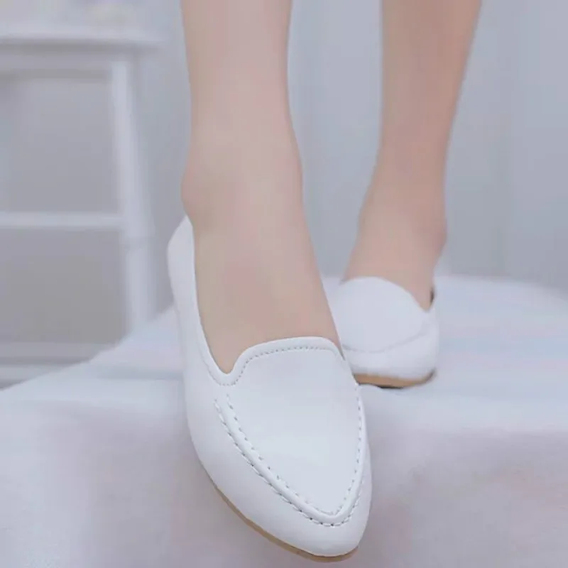 Женские туфли на плоской подошве мягкие лоферы с круглым носком 2020|shoes woman loafers|brand