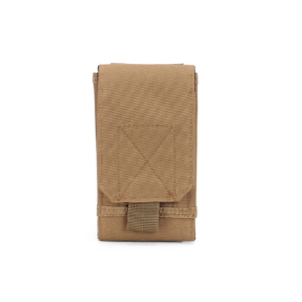 Альпинистская камуфляжная сумка для мобильного телефона водонепроницаемый портативный пакет тактический военный ремень защитный комплект для наружного путешествия - Цвет: khaki