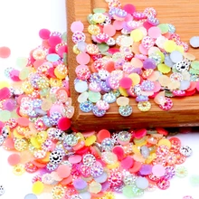 4/5/6mm e mix tamanho geléia de girassol ab cor resina rinocerontes flatback 3d decoração da arte do prego diy telefone artesanato jóias pedras