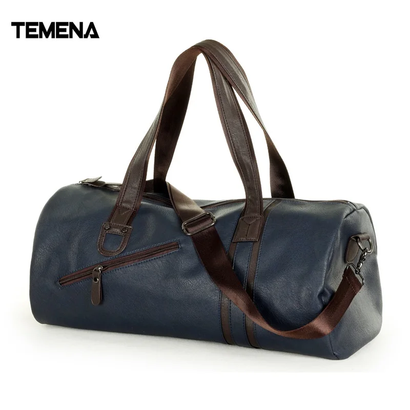 

Fashion Design Large Capacity Shoulder Handbag Travel Duffle Bag Men/Women Travel Bag PU Leather Messenger Bags Vintage Mens Bag