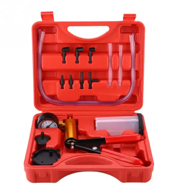 Brake Bleeder Vacuum Pump Vacuum Tester Brake Bleeding Tool Kit for Car