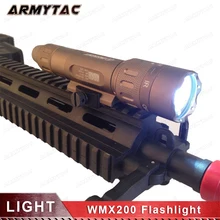 Тактический фонарь Ночь Эволюция WMX200 вращения раза горе Страйкбол свет рейку Q5 CREE светодио дный оружие Свет для охоты