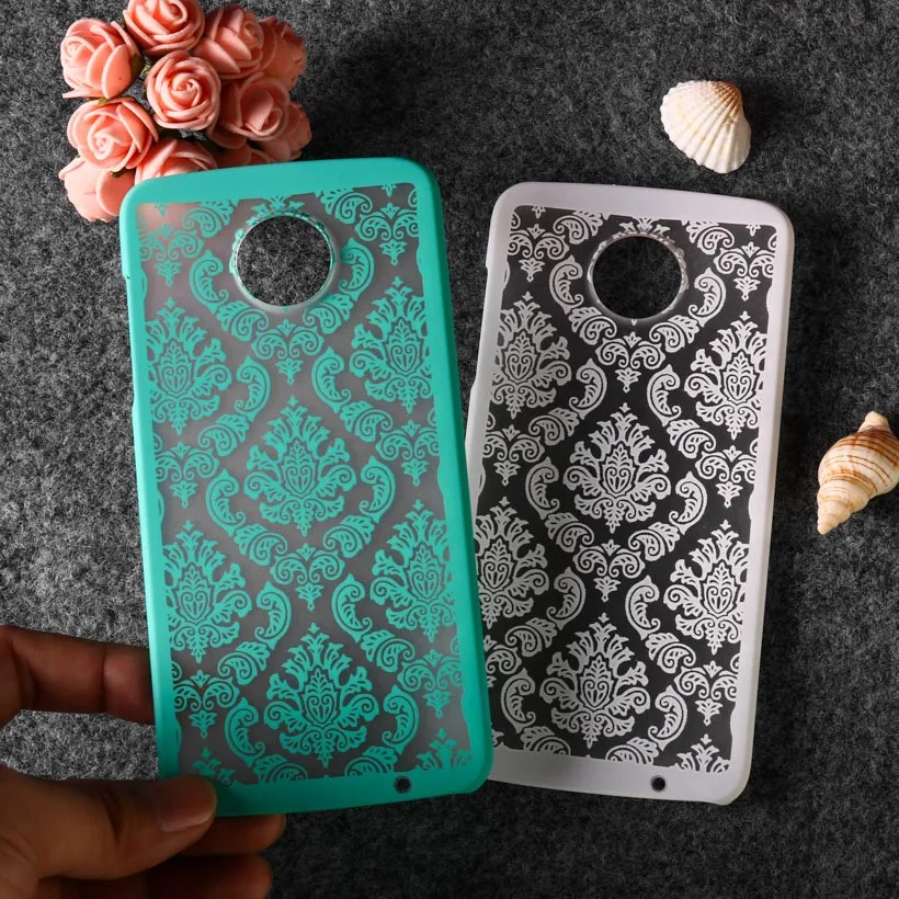 

Retro Hollow Flower Case For Moto G5S G5 C Plus G3 G2 Case Coque Covers for Moto Z2 X2 X Play E4 E2 Bumper Funda Capa