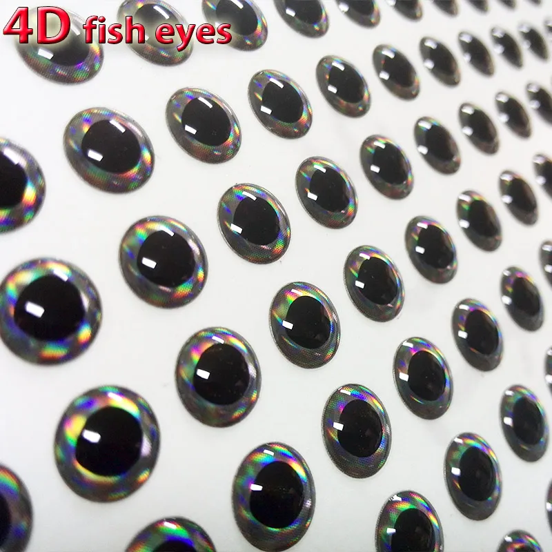 2017 новые поступления 4D рыболовные глаза приманка для рыбной ловли 4 вида цветные