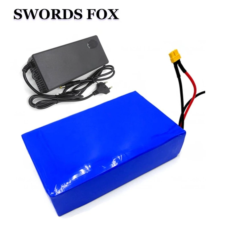 Cheap SWORDS FOX 48V 10AH Lithium Ion li-ion Battery pack for Electric Bike Conversion with charger 0