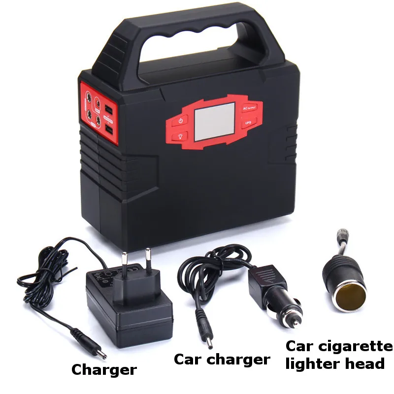 

Portable Solar Generator 150Wh 100W Power Supply Energy Storage Home Outdoor Power Generation WIth Adapter Cigarette Lighter