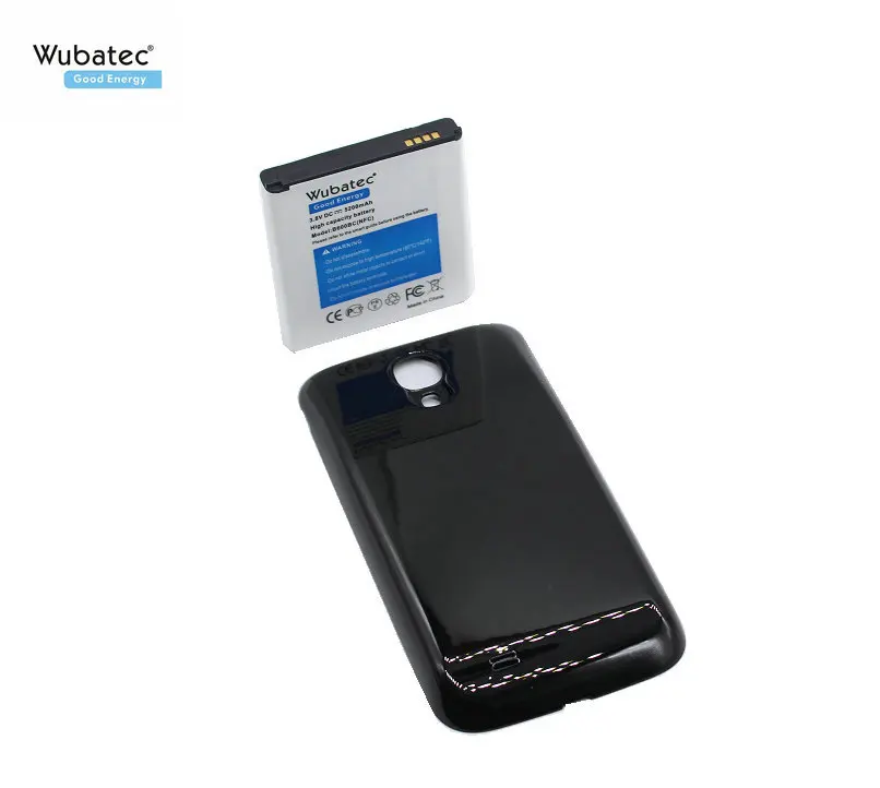 Расширенный аккумулятор Wubatec 1x5200 мАч S4 NFC для Samsung Galaxy S 4 SIV I9500 I9502 I9505 I9508 I9507V R970 i959