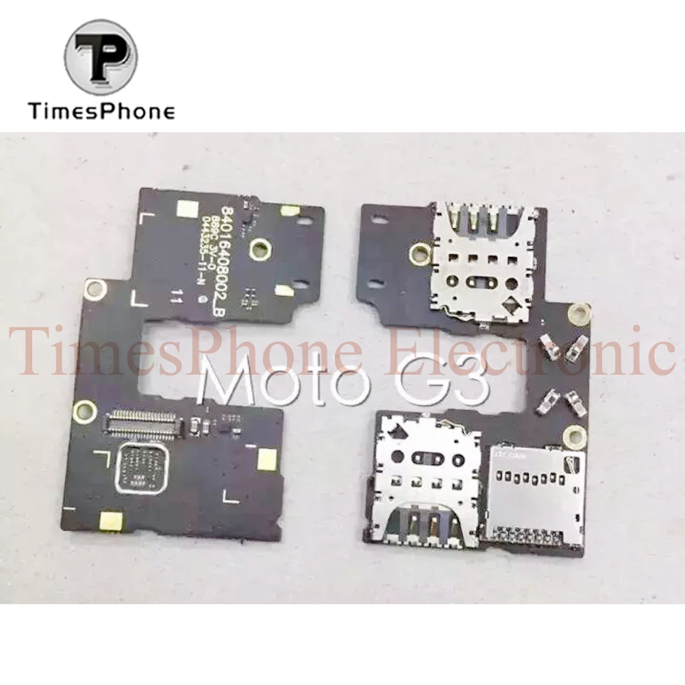

1pcs SIM Card Reader Contact Slot Socket Holder Flex Cable Replacement For Motorola Moto G3 G 3rd Gen