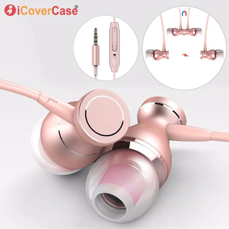 Magnetic Earphone For OnePlus One Plus Phone Accessories Bass Stereo Sound Quality Headset Headphones Wired Control With Mic | Мобильные