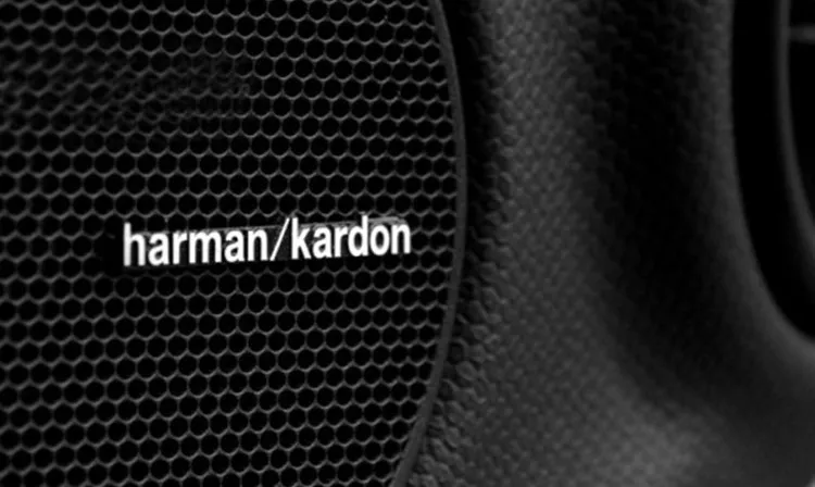 10X harman/kardon Hi-Fi Динамик аудио Динамик 3D Алюминий значок, стикер, эмблема стерео 43x5 мм