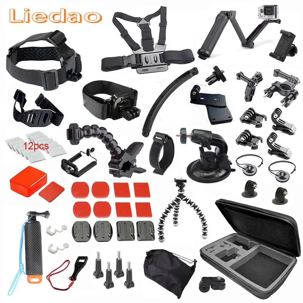 

Liedao Sport Camera Gopro 3 4 5 6 Accessories set Outdoor Riding Diving Parachute Skiing Extreme Sports for SJCAM Xiaoyi eken