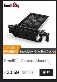 Монтажная пластина для камеры SmallRig, Крепежная пластина для штатива с 15 мм зажимом для штанги, опорная пластина для Dslr Quick Release-1798
