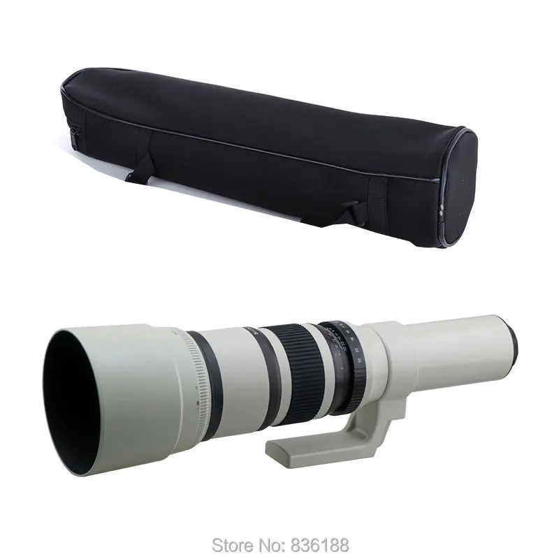 Супер телеобъектив JINTU 500 мм F6.3 для Sony NEX E Mount NEX3 NEX5 NEX7 A5100 A6000 A6300 A6500 A7 A7R A7RII A7S A9 SLR
